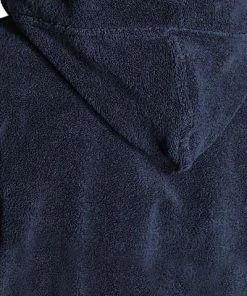 Schiesser Bademantel mit Kapuze 128546/815 Baumwolle, Navy -schlechtchritte 102263 norm3