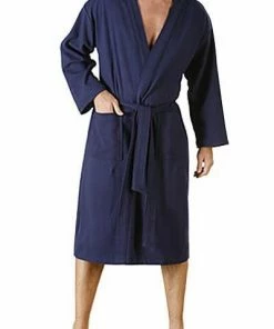 Kleinmann Kimono Paris marine 019130/344 Bademantel, Baumwolle -schlechtchritte 11005 norm