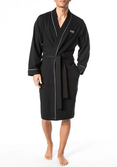 BOSS Kimono schwarz 50229070/001 Bademantel, Baumwolle 1 BOSS Kimono schwarz 50229070/001 Bademantel, Baumwolle