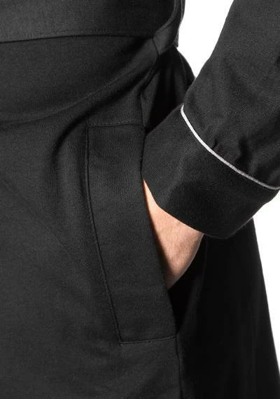 BOSS Kimono schwarz 50229070/001 Bademantel, Baumwolle 4 BOSS Kimono schwarz 50229070/001 Bademantel, Baumwolle – Bild 4
