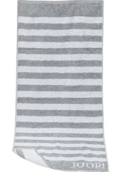 JOOP! Handtuch 1610/HT/76 50 x 100 cm, Silbergrau gestreift, Silber 1 JOOP! Handtuch 1610/HT/76 50 x 100 cm, Silbergrau gestreift, Silber