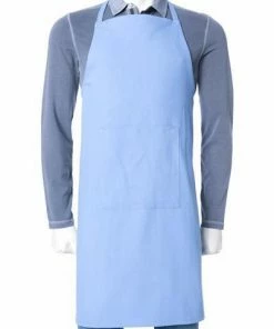 Kleinmann Küchenschürze 146181/2096 Baumwolle, Hellblau, Blau