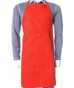 Kleinmann Küchenschürze 146181/2307 Baumwolle, Rot