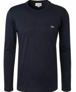 LACOSTE T-Shirt TH2040/166 Longsleeve, Regular Fit, Baumwolle, Navy, Marine