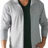 Mey CLUB Track-Top 23593/620 Sweatjacke, Mikrofaser-Baumwolle, Hellgrau meliert, Grey melange