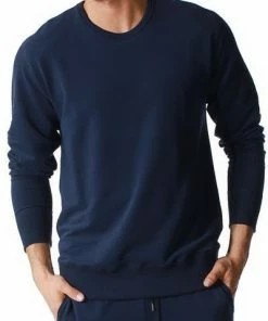 Mey CLUB Sweatshirt 23540/668 Baumwolle, Navy, Yacht blue