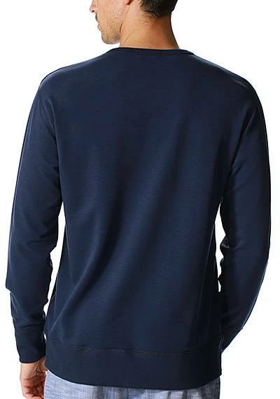 Mey CLUB Sweatshirt 23540/668 Baumwolle, Navy, Yacht blue 2 Mey CLUB Sweatshirt 23540/668 Baumwolle, Navy, Yacht blue – Bild 2