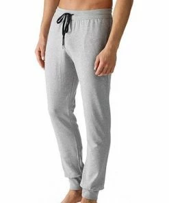 Mey CLUB Track Pants 23560/620 Jogginghose, Baumwolle, Hellgrau meliert, Grey melange