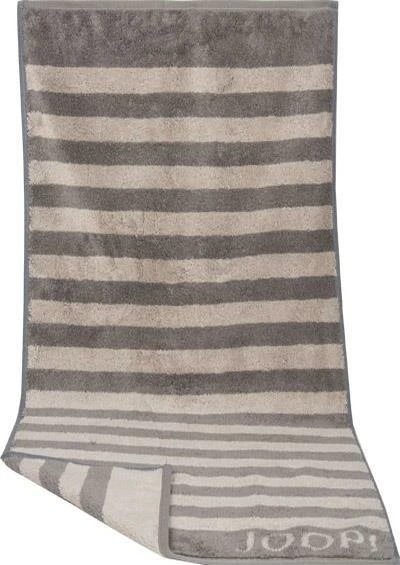 JOOP! Handtuch 1610/HT/70 50 x 100 cm, Taupe-beige gestreift, Graphit 1 JOOP! Handtuch 1610/HT/70 50 x 100 cm, Taupe-beige gestreift, Graphit