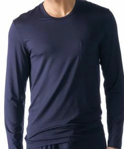 Mey CLUB Shirt 1/1 Arm 65640/668 Longsleeve, Modal, Nachtblau, Yacht blue