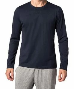 Strellson T-Shirt 521024/582 Longsleeve, Baumwolle, Dunkelblau