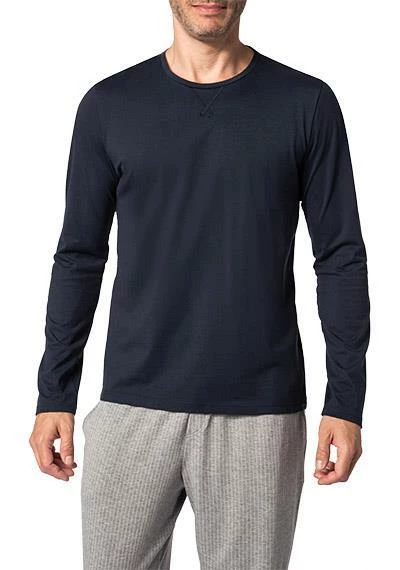 Strellson T-Shirt 521024/582 Longsleeve, Baumwolle, Dunkelblau 1 Strellson T-Shirt 521024/582 Longsleeve, Baumwolle, Dunkelblau