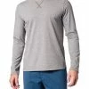Strellson T-Shirt 521024/121 Longsleeve, Baumwolle, Hellgrau meliert, Grau