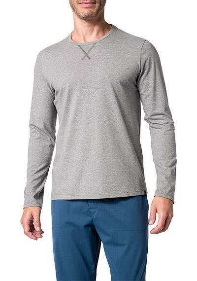 Strellson T-Shirt 521024/121 Longsleeve, Baumwolle, Hellgrau meliert, Grau 1 Strellson T-Shirt 521024/121 Longsleeve, Baumwolle, Hellgrau meliert, Grau