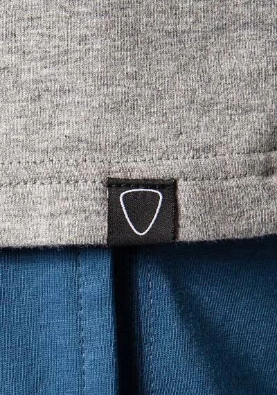 Strellson T-Shirt 521024/121 Longsleeve, Baumwolle, Hellgrau meliert, Grau 3 Strellson T-Shirt 521024/121 Longsleeve, Baumwolle, Hellgrau meliert, Grau – Bild 3