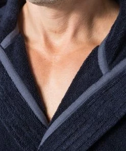 JOOP! Bademantel Kapuze 1648/175 Baumwolle, Blau 6 JOOP! Bademantel Kapuze 1648/175 Baumwolle, Blau -schlechtchritte 256428 norm2