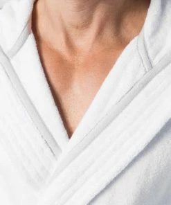 JOOP! Bademantel Kapuze 1648/600 Baumwolle, Weiß -schlechtchritte 256429 norm2