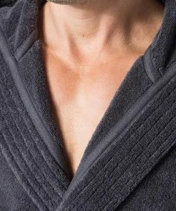 JOOP! Bademantel Kapuze 1648/767 Baumwolle, Anthrazit -schlechtchritte 256430 norm2