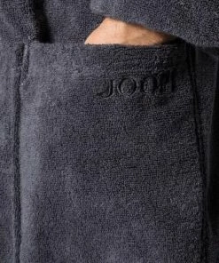 JOOP! Bademantel Kapuze 1648/767 Baumwolle, Anthrazit -schlechtchritte 256430 norm3
