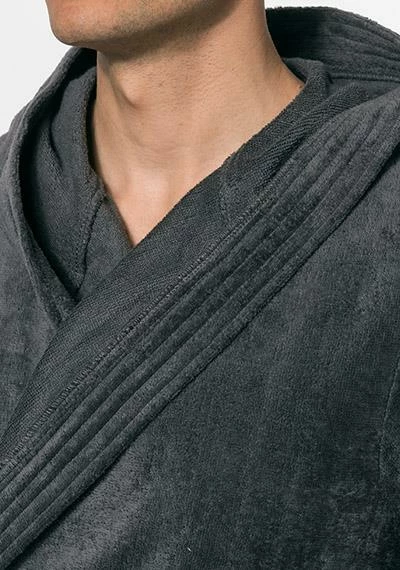 LASA Bademantel Cool 1511310/3073 Baumwolle, Grau, Gris 2 LASA Bademantel Cool 1511310/3073 Baumwolle, Grau, Gris – Bild 2