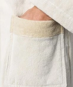 Kleinmann Kimono 019104/704 Bademantel, Bio Baumwolle, Beige -schlechtchritte 256935 norm3