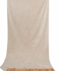 Kleinmann Saunatuch 90 x 180 cm 86002/ST/705 Badetuch, Bio Baumwolle, Beige, Braun