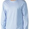 Mey NIGHT BASIC Shirt 1/1 Arm 20440/188 Longsleeve, Baumwolle, Hellblau, Ciel