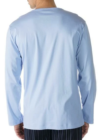 Mey NIGHT BASIC Shirt 1/1 Arm 20440/188 Longsleeve, Baumwolle, Hellblau, Ciel 2 Mey NIGHT BASIC Shirt 1/1 Arm 20440/188 Longsleeve, Baumwolle, Hellblau, Ciel – Bild 2