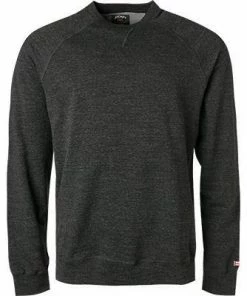 Jockey Sweatshirt 500706H/950 Baumwolle, Schwarz meliert, Jet black melange