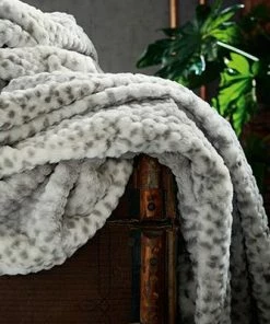 bugatti Felldecke 150x200 grau 3882/800 Webpelz, Grau-weiß gemustert