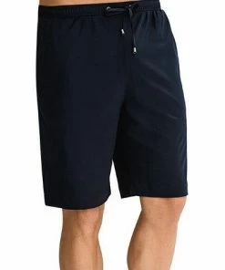 Zimmerli Jersey Loungewear Pants 8520/21093/491 Shorts, Baumwolle-Modal, Nachtblau, Marineblue