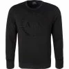 ARMANI EXCHANGE Sweatshirt 8NZM87/Z9N1Z/1200 Mikrofaser, Schwarz