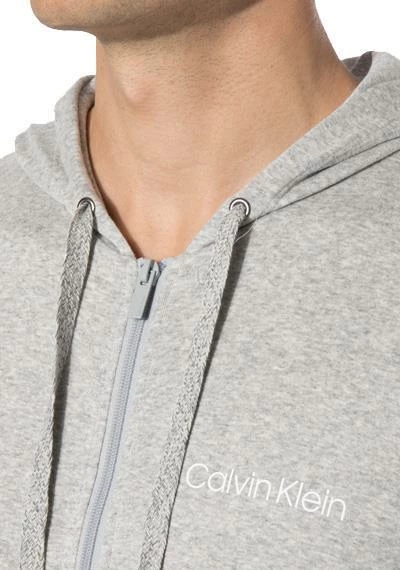Calvin Klein Underwear Calvin Klein MODERN COTTON Sweatjacke NM1542E/080 Baumwolle, Hellgrau, Grau 3 Calvin Klein Underwear Calvin Klein MODERN COTTON Sweatjacke NM1542E/080 Baumwolle, Hellgrau, Grau – Bild 3