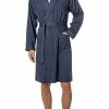 Novila Hausmantel Lord 9592/046/104 Baumwolle, Marine meliert, Marine