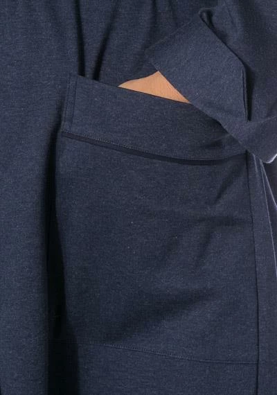 Novila Hausmantel Lord 9592/046/104 Baumwolle, Marine meliert, Marine 3 Novila Hausmantel Lord 9592/046/104 Baumwolle, Marine meliert, Marine – Bild 3