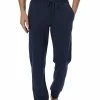 HANRO Hose lang Living 07 5071/0496 Loungehose, Baumwolle, Navy, Black iris