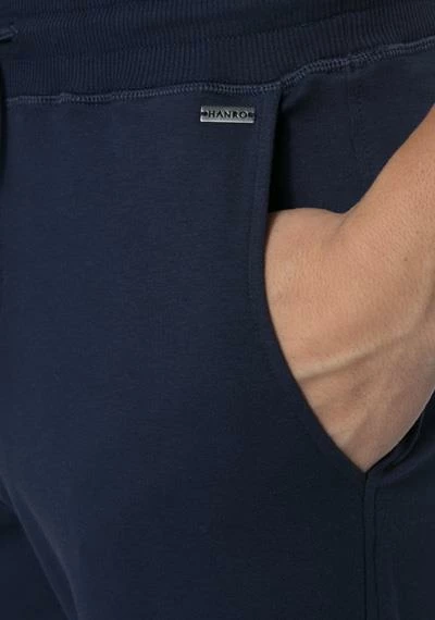 HANRO Hose lang Living 07 5071/0496 Loungehose, Baumwolle, Navy, Black iris 3 HANRO Hose lang Living 07 5071/0496 Loungehose, Baumwolle, Navy, Black iris – Bild 3