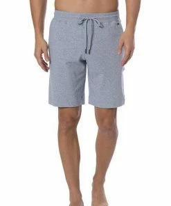 HANRO Hose kurz Living 07 5070/1036 Loungehose, Baumwolle, Hellgrau, Grey melange
