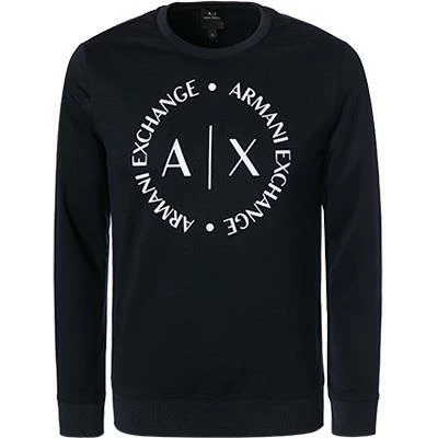 ARMANI EXCHANGE Sweatshirt 8NZM87/Z9N1Z/1510 Mikrofaser, Marine 2 ARMANI EXCHANGE Sweatshirt 8NZM87/Z9N1Z/1510 Mikrofaser, Marine – Bild 2