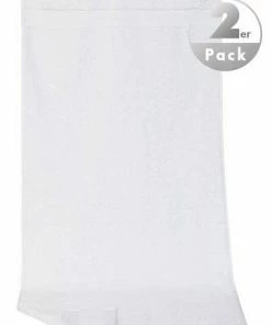 LASA Handtuch 50 x 100 cm 2er Pack 3409/HT/1 Handtücher, Weiß
