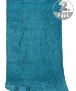 LASA Handtuch 50 x 100 cm 2er Pack 3409/HT/2966 Handtücher, Azurblau
