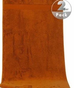 LASA Handtuch 50 x 100 cm 2er Pack 3409/HT/2539 Handtücher, Kastanienbraun, Kastanie