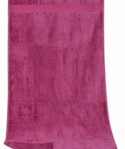 LASA Duschtuch 70 x cm 3409/DT/2967 70 x 140 cm, Fuchsia, Weinrot