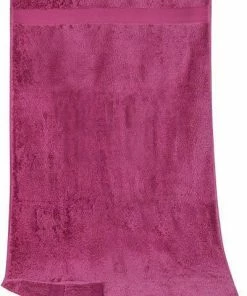 LASA Saunatuch 100 x 150 cm 3409/ST/2967 Baumwolle, Fuchsia, Weinrot