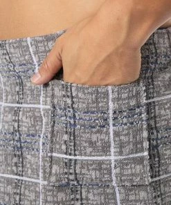 LASA Sauna Kilt 1912304/3 Saunkilt, Baumwolle, Grau kariert, Blau -schlechtchritte 323909 norm3