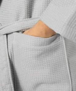 LASA Bademantel Natural 1911304/6 Baumwolle, Grau -schlechtchritte 323936 norm3