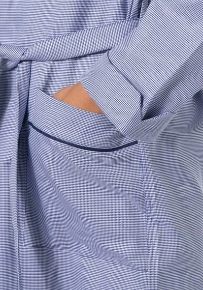 Novila Hausmantel Lord 8481/046/105 Baumwolle, Blau-weiß gemustert, Blau 3 Novila Hausmantel Lord 8481/046/105 Baumwolle, Blau-weiß gemustert, Blau – Bild 3