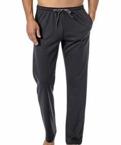 Novila Long-Pants 9579/401/11 Pyjamahose, Baumwolle, Dunkelblau, Anthrazit
