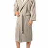 Morgenstern Kapuzenbademantel Marc 5514/21 Baumwolle, Sand