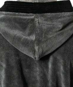 Morgenstern Kapuzenbademantel Elio 5624/10 Baumwolle, Anthrazit 7 Morgenstern Kapuzenbademantel Elio 5624/10 Baumwolle, Anthrazit -schlechtchritte 326062 norm3